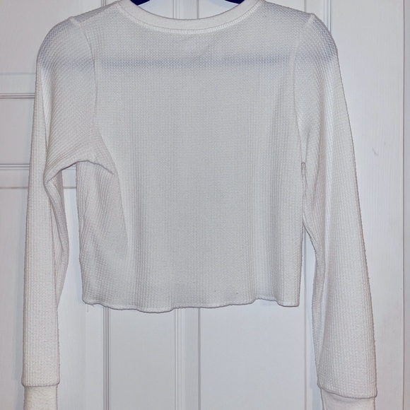 Lg Harlow Cropped Button Up Cardigan - Picture 2 of 3